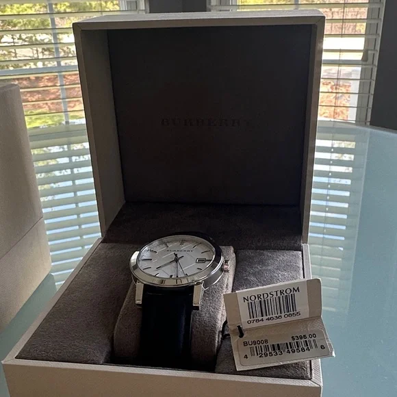 Burberry Black and Silver Timepiece - Picture 2 of 6